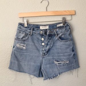 Denim shorts